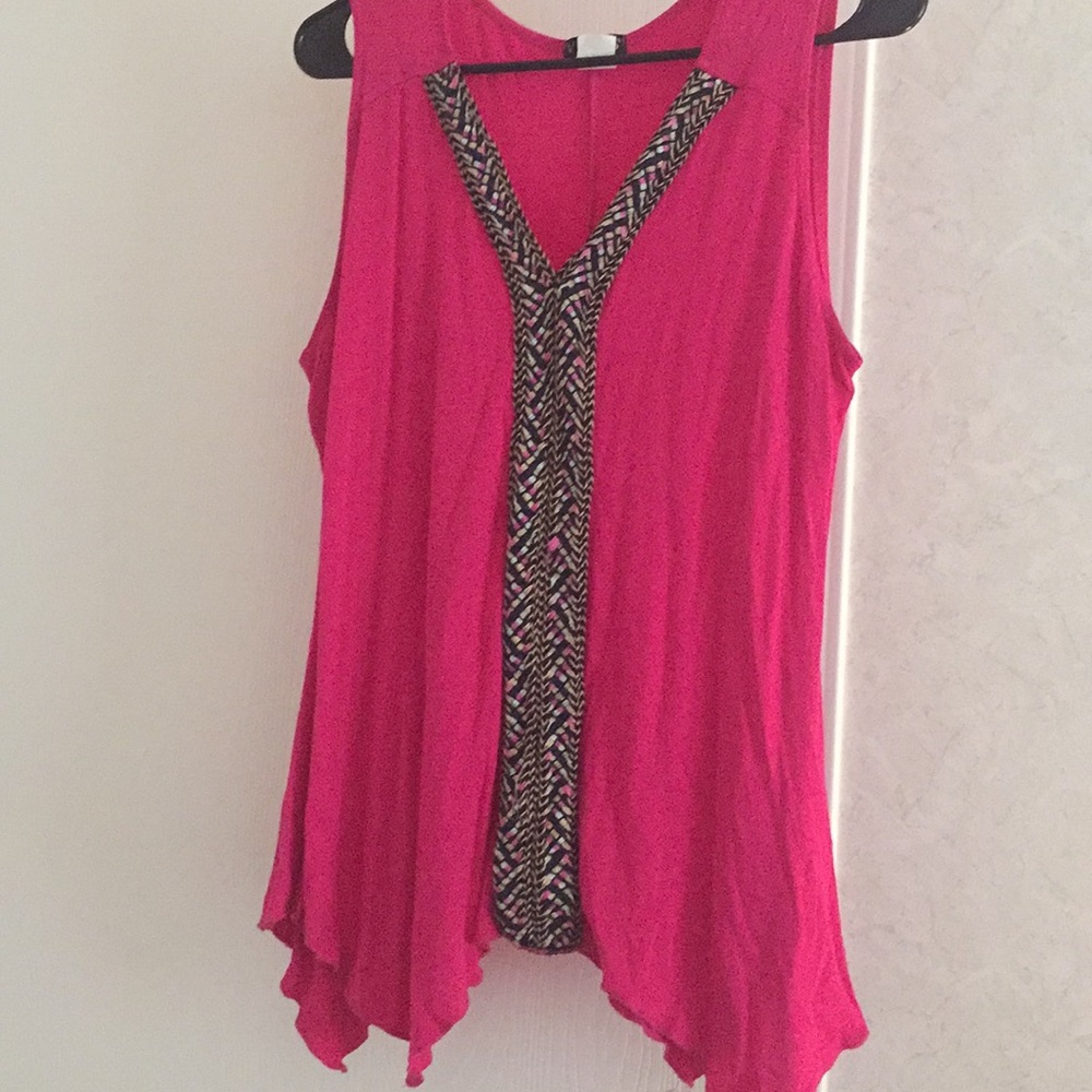 Pink tank top